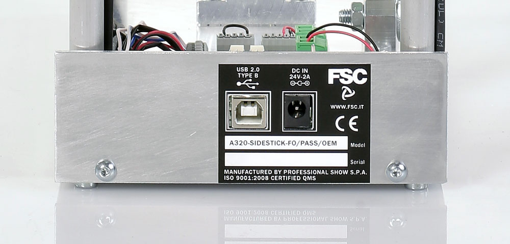 Fsc a320 sidestick pro OEM captain connections panel